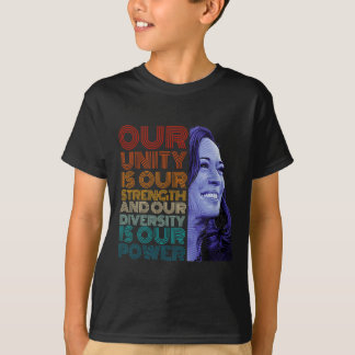 Enhet är vår starka mångfald är vår makt Kamal T Shirt