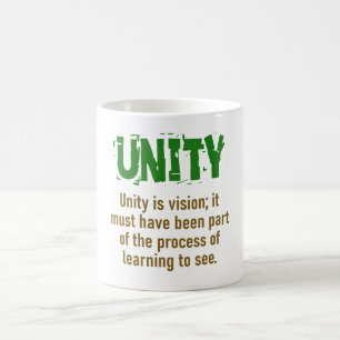 Enhet är vision - enhetsoffert kaffemugg