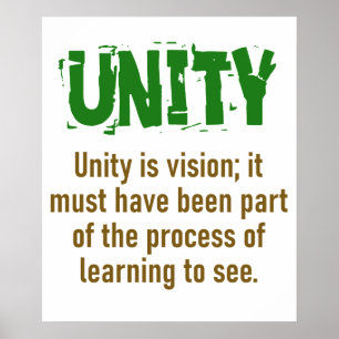 Enhet är vision - enhetsoffert poster