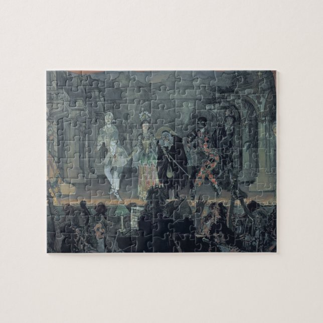 Enhet av fria Masons för påbörjandet av a Pussel (Horisontell)