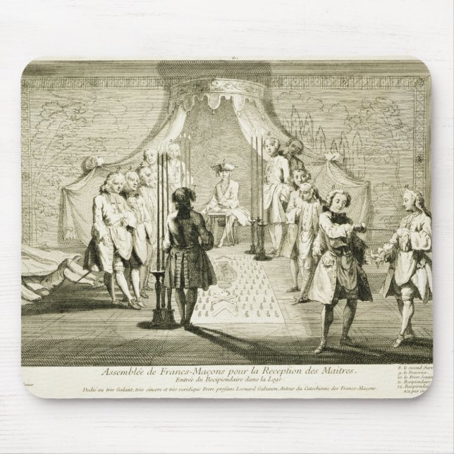 Enhet av fria Masons för påbörjandet av morsor Musmatta (Framsidan)