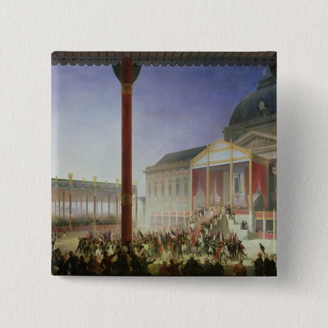 Enhet av mästare de Mai, 1st Juni 1815 Knapp (Framsida)