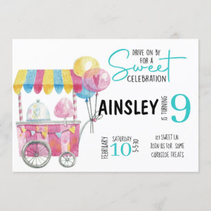 ENHET BY SWEET TREAT BIRTHDAY Candy Inbjudningar