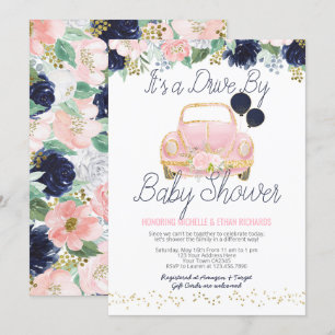 Enhet efter babyskidåkare Parad Inbjudningar
