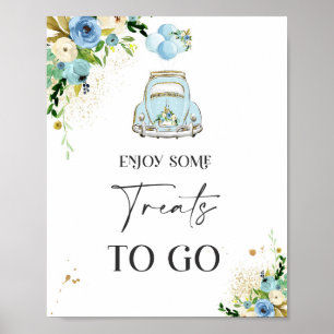 Enhet efter babyvisningsprogram Behandla favoritsk Poster