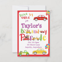 Enhet efter födelsedagsinbjudningskort