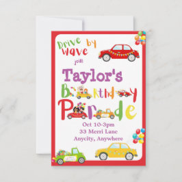 Enhet efter födelsedagsinbjudningskort