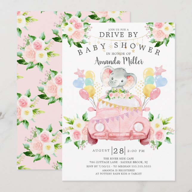 Enhet efter inbjudan till Elephant Girls Baby Show (Fram/baksida)