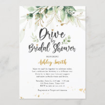 Enhet efter Inbjudningskort för möhippan Greenery 