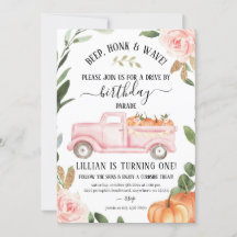 Enhet efter pumpkin Birthday-inbjudan