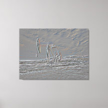 Enhet för oljeborrning (Pump Jack) (Embossed look)