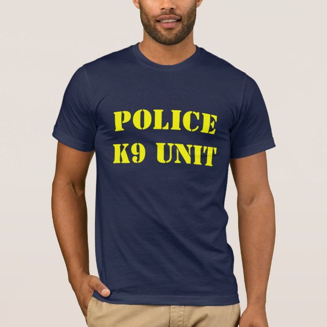 ENHET FÖR POLIS K9 T-SHIRT (Framsida)