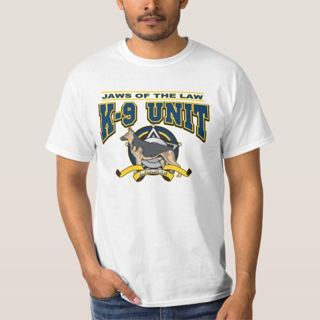 Enhet för polis K-9 Tee Shirt (Framsida)