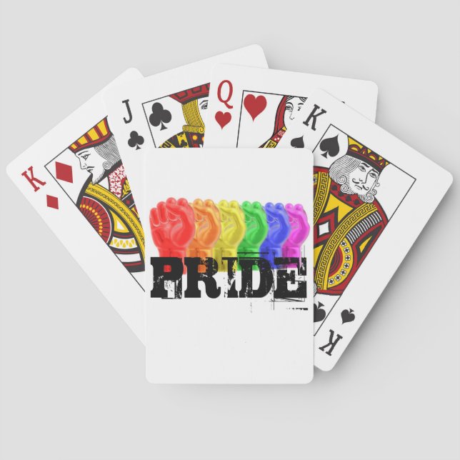 enhet för pride 3D Casinokort (Baksidan)