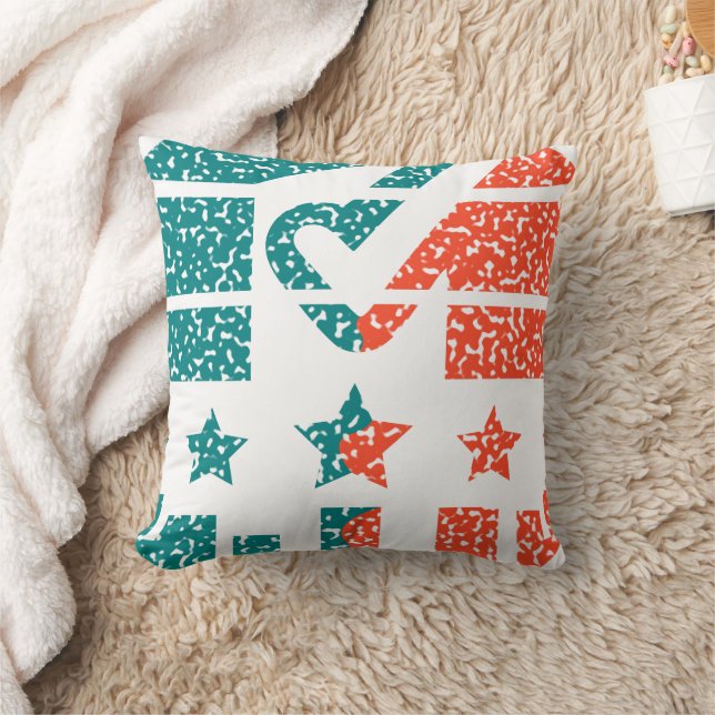 Enhet i handling - en modern ära kudde (Filt)