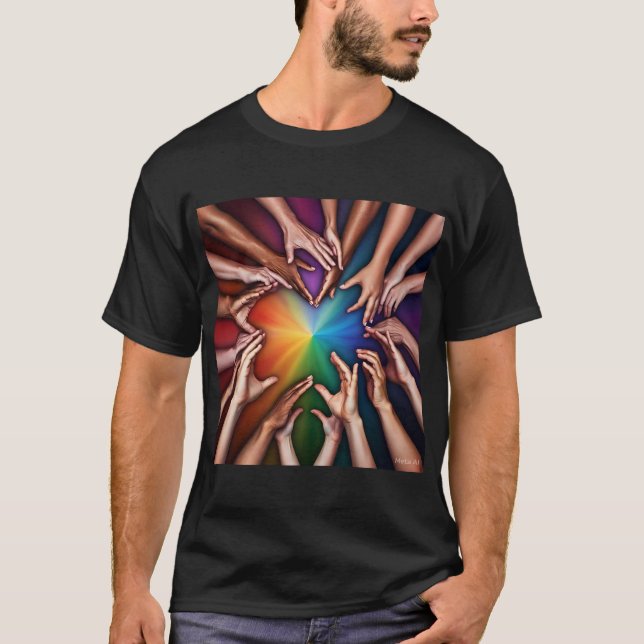 Enhet i Manar Tshirt i mångfalden T Shirt (Framsida)