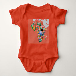 Enhet i mångfald: Afrikans insamling av Flaggor T-shirt