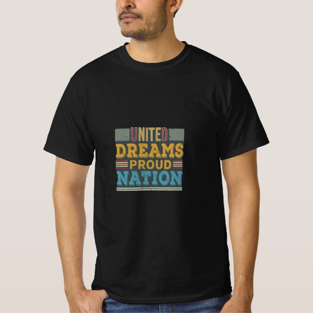 Enhet i mångfald. T-Shirt-design. T Shirt (Framsida)