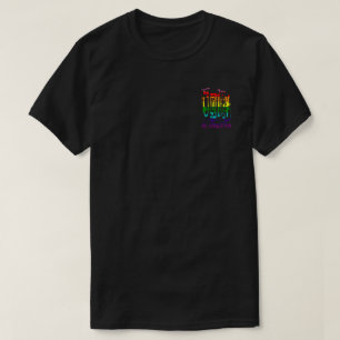 Enhet i mångfalden HBT Rainbow Gay pride T Shirt