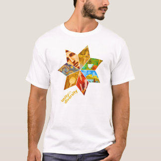 Enhet i mångfaldkonstT-tröja T-shirt