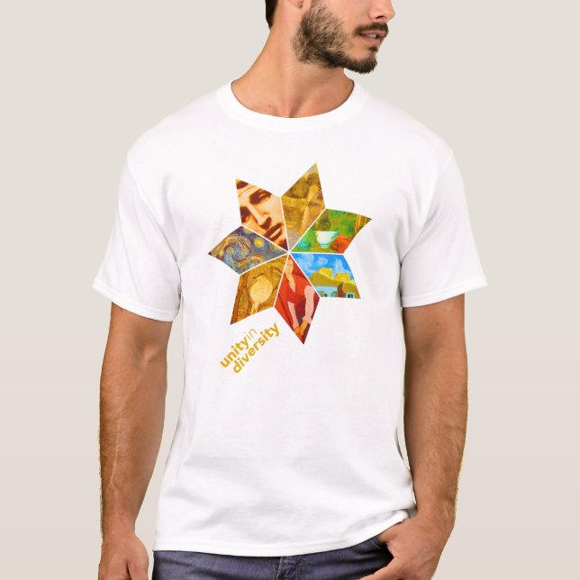 Enhet i mångfaldkonstT-tröja T-shirt (Framsida)