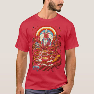 Enhet i Thanksgiving Pilgrims och Indian T Shirt