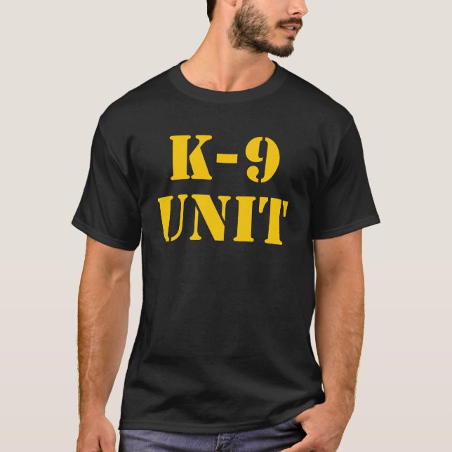 Enhet K-9 Tee Shirt (Framsida)