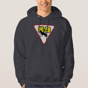 Enhet K-9. Tysk herde K9. Rädding - sökande Sweatshirt Med Luva