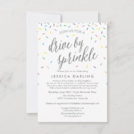 Enhet med Sprinkle efter babyvisning Inbjudningar