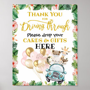 Enhet med visningsskylt för CARDS GIFTS Safari F Poster