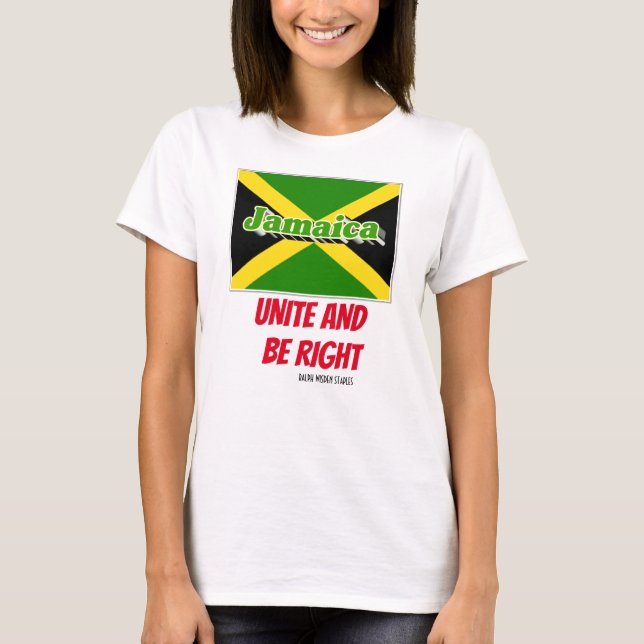 ENHET OCH BE-HÖGER / JAMAICA T SHIRT (Framsida)