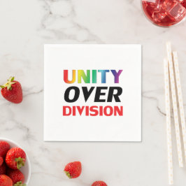 "Enhet över division" pride lgbtq lgbt vit papper Pappersservett