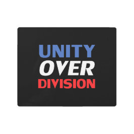 Enhet över division - röd, vit, blå, svart