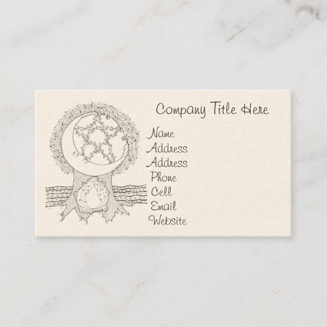 Enhet profilerar kortet visitkort (Framsida)