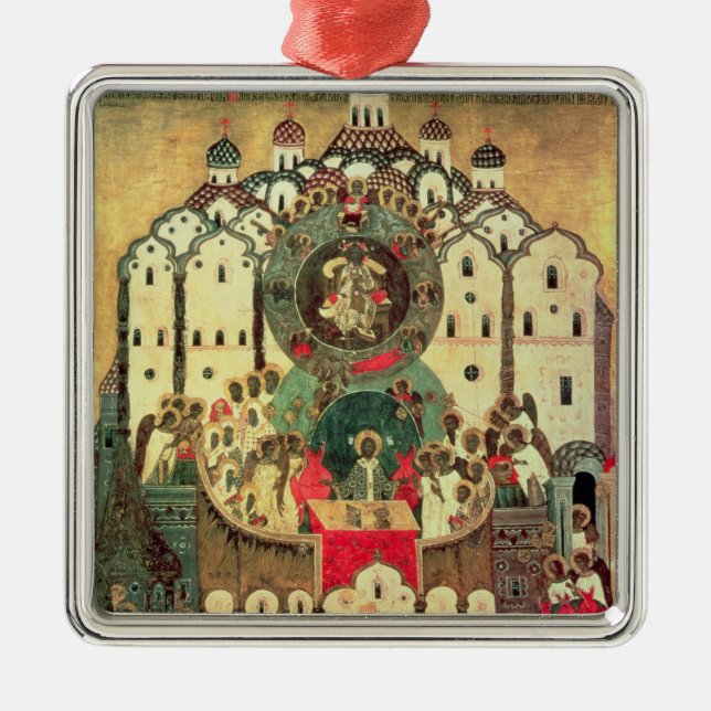 Enheten av änglar julgransprydnad metall (Framsidan)