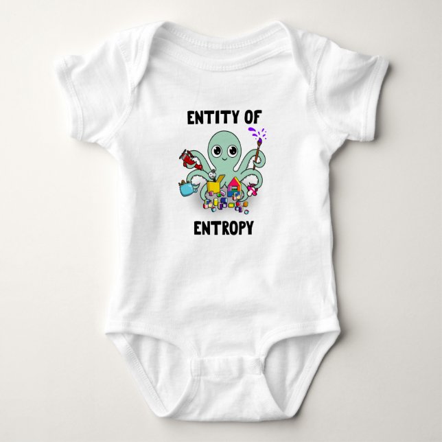 Enheten Entropy Octopus  T Shirt (Framsida)
