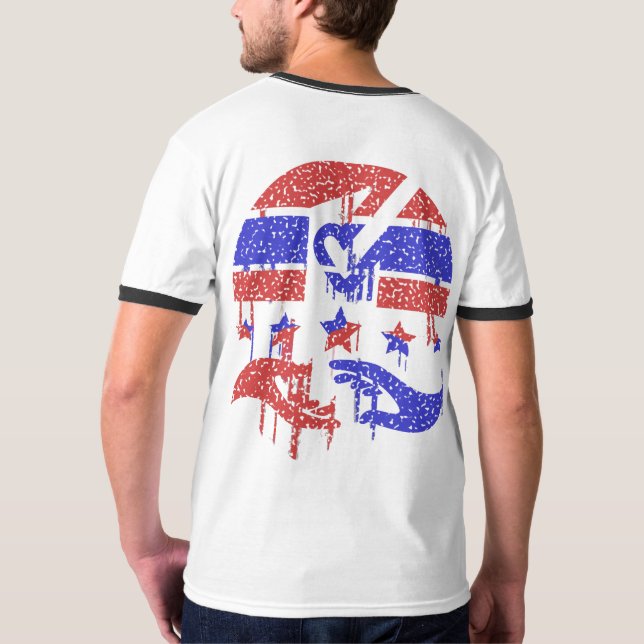 Enhetens händer t shirt (Baksida)