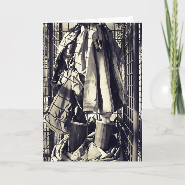 Enhetlig brandman kort (Framsida)