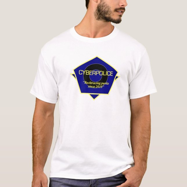 Enhetlig Cyberpolisofficiell Tee (Framsida)