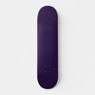 Enhetlig djup violett lila mini skateboard bräda 18,5 cm