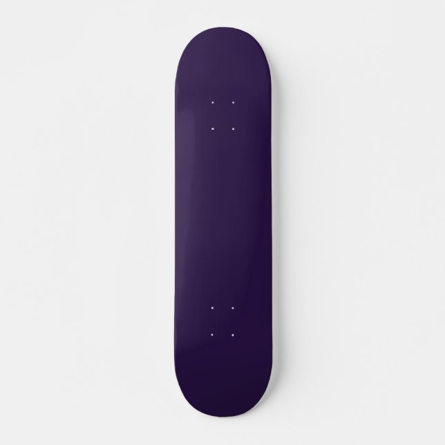 Enhetlig djup violett lila mini skateboard bräda 18,5 cm (Framsida)