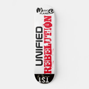 ENHETLIG REBELUERINGSKLAMBOL MINI SKATEBOARD BRÄDA 18,5 CM