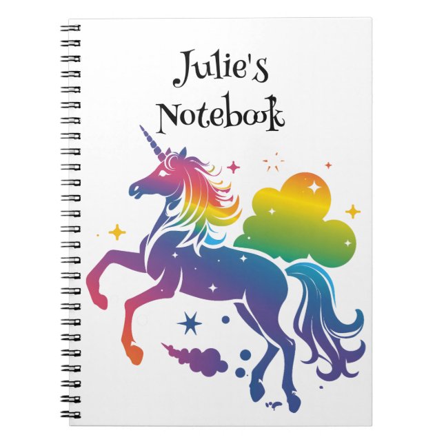 Enhetlig utformning av Rainbow färgad Anteckningsbok (Framsidan)
