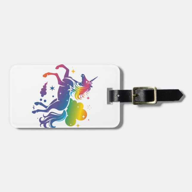 Enhetlig utformning av Rainbow färgad Bagagebricka (Horisontell Framsida)