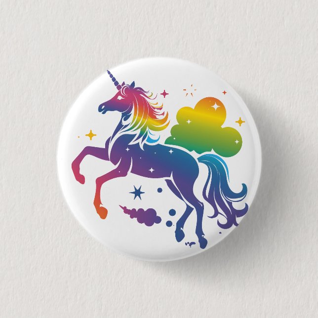 Enhetlig utformning av Rainbow färgad Knapp (Framsida)