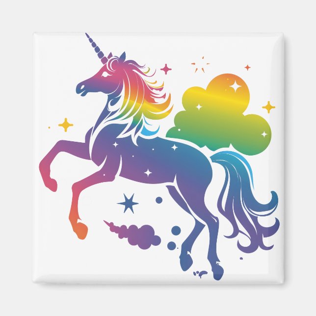 Enhetlig utformning av Rainbow färgad Magnet (Framsidan)