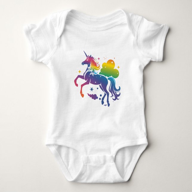 Enhetlig utformning av Rainbow färgad T Shirt (Framsida)