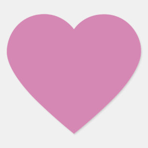 Enhetlig Violett Färg Hjärtformat Klistermärke