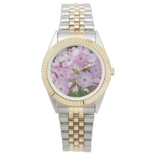 Enhets Phlox Kronblad – Ljus Rosa Blommig Armbandsur