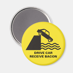 Enhetsbil - ta emot bacon magnet